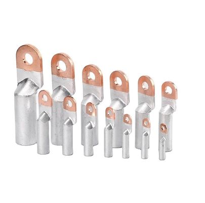 자동차 구리용 고온 반지 터미널 DL-95 두 구멍 유형 구리 터미널 케이블 라그 판매 코팅 틴