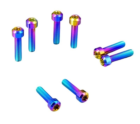 인치 측정 ISO 표준에서 모터사이클 사용자 정의를위한 GR5 티타늄 합금 볼트 및 스크루의 직접 공급