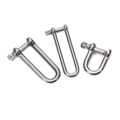 8mm 정밀 발사 고강도 장형 Dee 체인 수처리를 위해 닦은 스테인레스 스틸