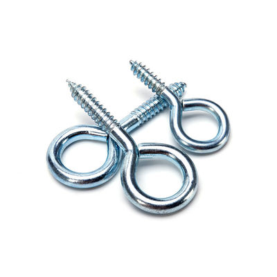 DIN 표준 스테인리스 스틸 눈 볼트 자율 탭 헝깅 오픈 눈 갈고리 M2.5 C형 나사 볼트 INCH 측정 시스템