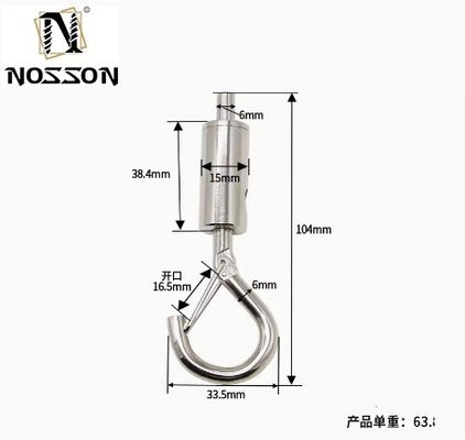 식품 음료 등급 DIN 인증 철사 로프 클램프 해양용 4.6mm 7.9mm 10mm 12mm