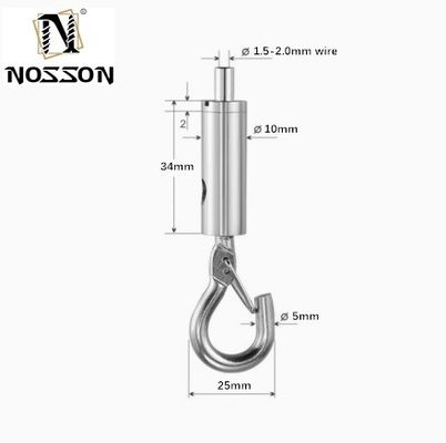 식품 음료 등급 DIN 인증 철사 로프 클램프 해양용 4.6mm 7.9mm 10mm 12mm