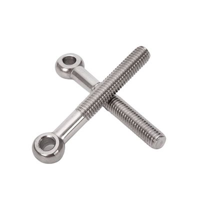 JIS 표준 스테인리스 스틸 눈 볼트 얇은 가닥 진크 접착 끝 인치 측정 OEM 사용자 지정