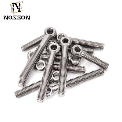 JIS 표준 스테인리스 스틸 눈 볼트 얇은 가닥 진크 접착 끝 인치 측정 OEM 사용자 지정