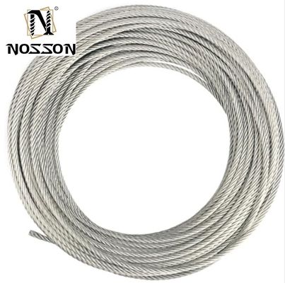 케이블 잡기 AISI SUS 304 316 스테인리스 스틸 와이어 로프 1mm 1.5mm 2mm 3mm 4mm 5mm 6mm 7mm 8mm 9mm 10mm 사용자 정의 색상