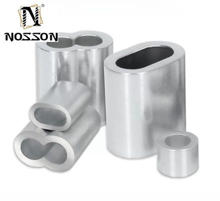 M6 1.6-5.5mm 해상 상업용 장선 단일 더블 소금 물 크림핑 알루미늄 낚시 크림핑 수면 GB 표준 소금 물