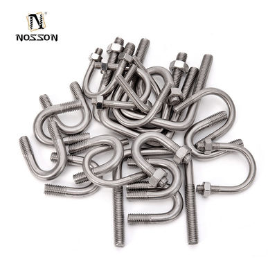 ISO 표준 DIN 표준 M5 M6 M8 M10 M12 스테인리스 스틸 U 볼트 둥근 퀘어 굽기 U 볼트 U 클램프 볼트 및 견과류