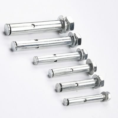 브라운 스틸 M6 M8 M10 확장 앵커 볼트 고정 볼트 쉴드 앵커와 헥스 볼트