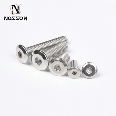 젤리화된 헥사곤 소켓 카운터심크 헤드 기계 나사 M1.6 M2 M2.5 M3 M4 M5 M6 M8 M10 M12 M14 M16 M20
