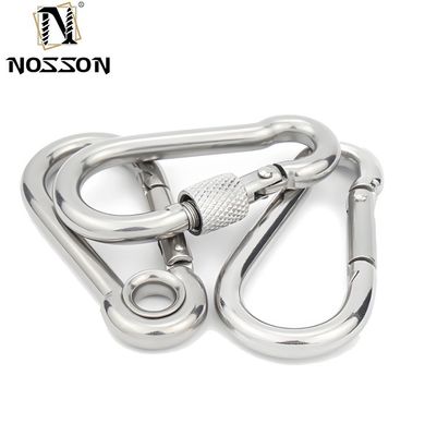 고도로 닦은 재료 및 진크 접착 된 마무리 가루화 된 타원형 빠른 링크 맞춤형 크기 리그 하드웨어