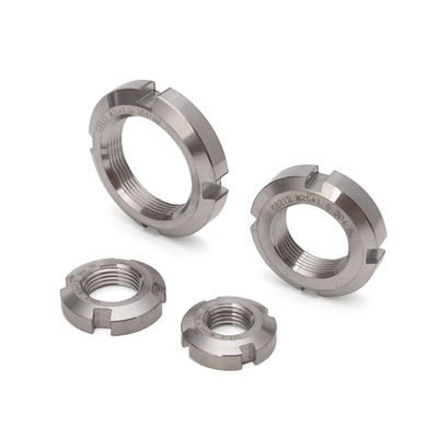 강철 DIN981 슬롯 베어링 잠금 정밀 산업 기계 부품 M3 M4 M5 M6 M8 M10 M12 가연