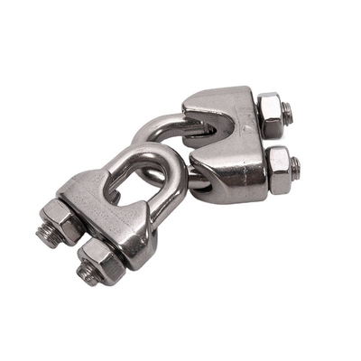 진크 7.9mm 주사유 스테인리스 U 볼트 산업 및 식품 음료 산업용 단순 철도 로프 케이블 클립