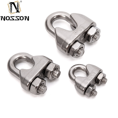 진크 7.9mm 주사유 스테인리스 U 볼트 산업 및 식품 음료 산업용 단순 철도 로프 케이블 클립