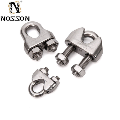 진크 7.9mm 주사유 스테인리스 U 볼트 산업 및 식품 음료 산업용 단순 철도 로프 케이블 클립