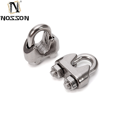 진크 7.9mm 주사유 스테인리스 U 볼트 산업 및 식품 음료 산업용 단순 철도 로프 케이블 클립