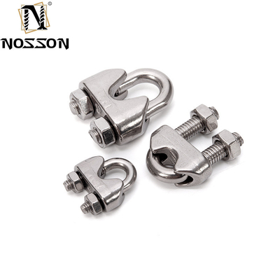 진크 7.9mm 주사유 스테인리스 U 볼트 산업 및 식품 음료 산업용 단순 철도 로프 케이블 클립