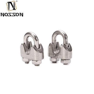 진크 7.9mm 주사유 스테인리스 U 볼트 산업 및 식품 음료 산업용 단순 철도 로프 케이블 클립