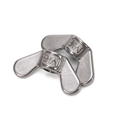 석유가스 산업 메트릭 측정 시스템 날개 견과류 SS304 나비 견과류 DIN315 스테인리스 스틸 M6 M8 M10 진열 된 마무리