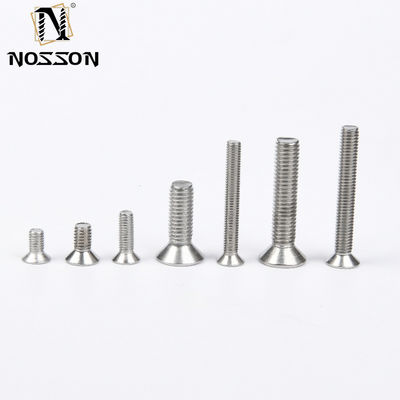 ANSI/ASME 표준 철강 카운터 스크 헤드 크로스 인치 측정 시스템에 대한 내장 된 기계 나사