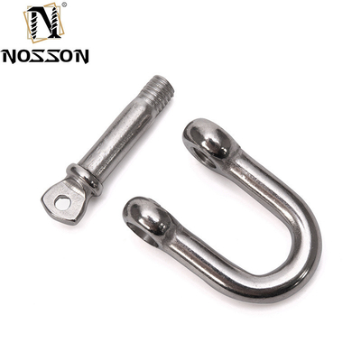소매 산업 솔루션의 리프팅을위한 콜러 핀과 함께 8mm 닦은 해상 D형 DIN82101 중량 하드웨어 사슬