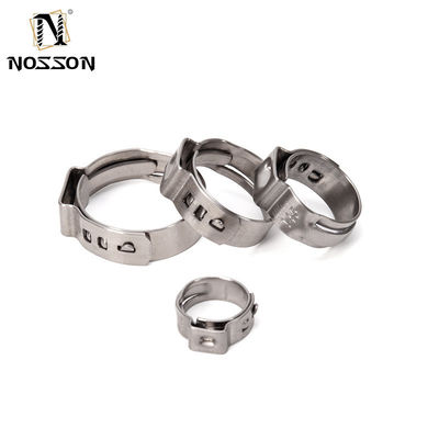 ANSI/ASME 표준 스테인리스 스틸 칼러 단일 귀 튜브 클램프 식품 음료 산업의 메트릭 측정 시스템