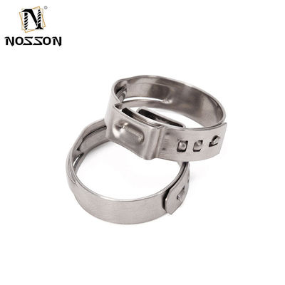 ANSI/ASME 표준 스테인리스 스틸 칼러 단일 귀 튜브 클램프 식품 음료 산업의 메트릭 측정 시스템