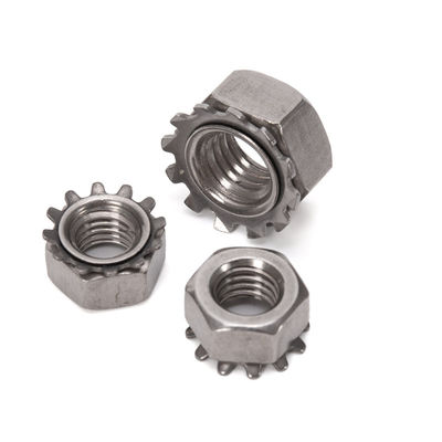 메트릭 측정 시스템 ZINC PLATED M6 M8 스테인리스 스틸 K 견과류와 ANSI/ASME 표준 및 자유 회전 세척기