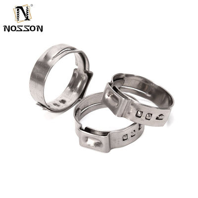 인스톡 ANSI/ASME 표준 14-15mm 소형 단일 귀 튜브 클램프 산업용 스테인레스 스틸 용접 클램프