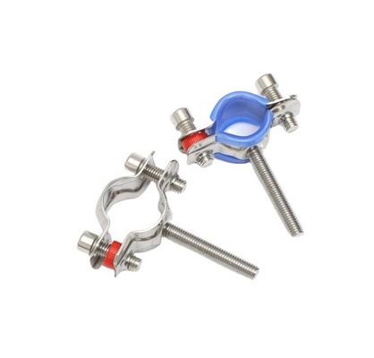 고정된 ANSI/ASME 표준 가스 및 케이블 파이프 라인 브래킷 스테인리스 스틸 201/304 내선 파이프 지원 클램프와 견과류