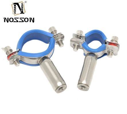 고정된 ANSI/ASME 표준 가스 및 케이블 파이프 라인 브래킷 스테인리스 스틸 201/304 내선 파이프 지원 클램프와 견과류