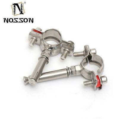 고정된 ANSI/ASME 표준 가스 및 케이블 파이프 라인 브래킷 스테인리스 스틸 201/304 내선 파이프 지원 클램프와 견과류