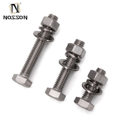 스테인리스 스틸 304 316 316L DIN 931 DIN 933 산업용 헥사곤 머리 볼트 m3 m4 m5 m6 m8 m10 m12 m14 m16 m20