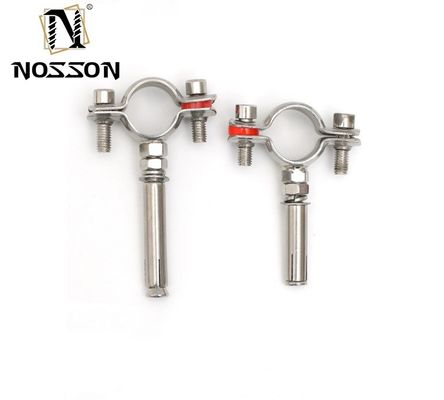 16-300mm 파이프 ODM 지원 우리는 GB 표준 스테인레스 스틸 고무 라인 파이프 클램프와 함께 덮어있어