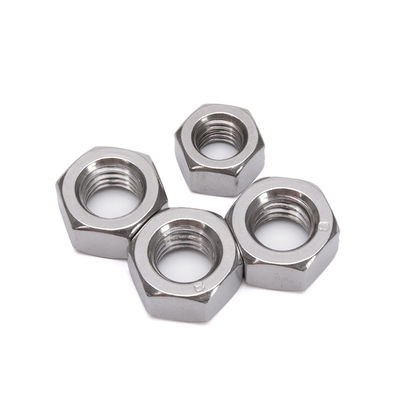 사용자 지정 M18 ~ M48 스테인리스 스틸 헥스 견과류 메트릭 및 인치 DIN934 티타늄 M3 스레드