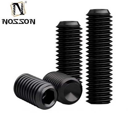 금속 접착제 판 헤드 M1-M12 INCH 측정 시스템 DIN916 블랙 옥시드 코팅을 가진 소켓 나사 세트