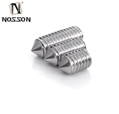 금속 접착제 판 헤드 M1-M12 INCH 측정 시스템 DIN916 블랙 옥시드 코팅을 가진 소켓 나사 세트
