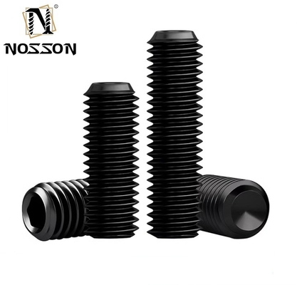 금속 접착제 판 헤드 M1-M12 INCH 측정 시스템 DIN916 블랙 옥시드 코팅을 가진 소켓 나사 세트