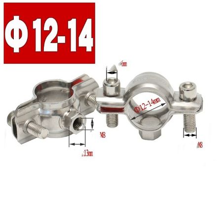JIS 표준 16-300mm 고무 부착 중량 파이프 클램프