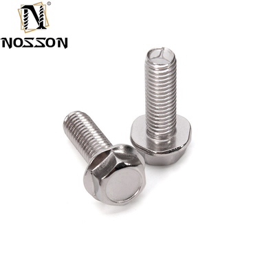 A2-70 SS 304 316 ANSI B18.21 5/16&quot; 3/8&quot; 인치 크기의 헥스 플랜지 볼트