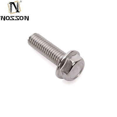 DIN 표준 A2-70 스테인리스 스틸 헥스 플랜지 볼트