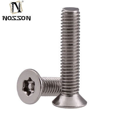 ANSI/ASME 표준 304 스테인리스 스틸 Torx 원형 판 헤드 핀 반 도난 보안 나사 6 로브 버튼 헤드 변조 방지 볼트
