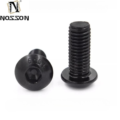 메트릭 블랙 알로이 스틸 버튼 헤드 헥스 드라이브 스크루 ISO7380 및 중량용 응용 용도 메트릭 측정 시스템