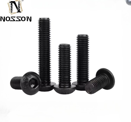 메트릭 블랙 알로이 스틸 버튼 헤드 헥스 드라이브 스크루 ISO7380 및 중량용 응용 용도 메트릭 측정 시스템