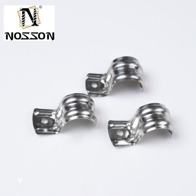 스테인리스 스틸 칼러 파이프 클램프 제조 공정에서 OEM 지원을 위해 맞춤형 진크 마무리 중량 클램프