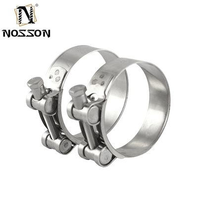 메트릭 측정 시스템 DIN 표준 및 부식 저항을 갖춘 중량 스테인레스 스틸 칼러 파이프 클램프