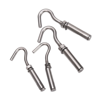 검은색 마감 M8 M18 스테인리스 스틸 SS304 SS316 A2 A4 J 타입 앵커 볼트 산업 및 건설용