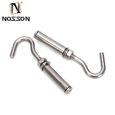 검은색 마감 M8 M18 스테인리스 스틸 SS304 SS316 A2 A4 J 타입 앵커 볼트 산업 및 건설용