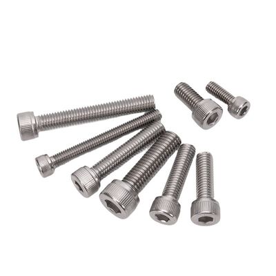 크롬 접착 된 마무리 평면 머리 A2 A4 304 316 Din 912 앨런 볼트 M2 M2.5 M3 M4 M5 M6 M7 M8 M10 헥스 소켓 헤드 캡 스크루