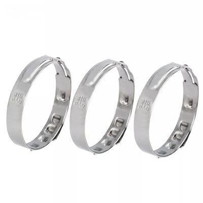 평면 단일 귀 PEX 파이프 펌프 칩과 헤비 듀티 볼트 클램프 유형 및 사용자 정의 지원 OEM