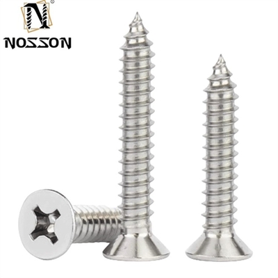 메트릭 치즈 헤드 스테인리스 스틸 DIN7982 ST2.9-ST6.3 CSK 필립스 금속 ISO 표준을 위한 자율 탭 스크루